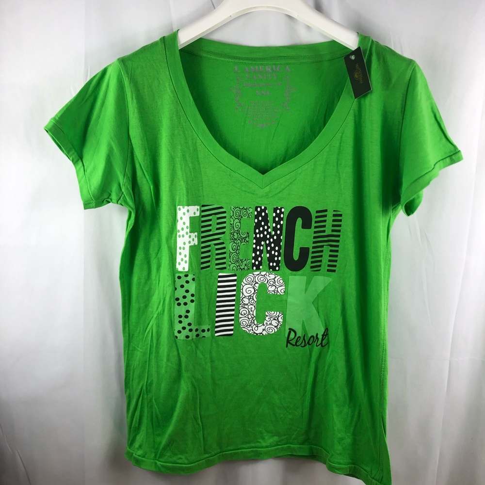 J American vanity T-shirt XXL women’s French lick resort NWT